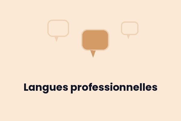 Langues professionnelles