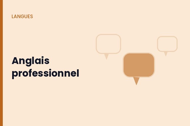 Anglais professionnel : niveau debutant